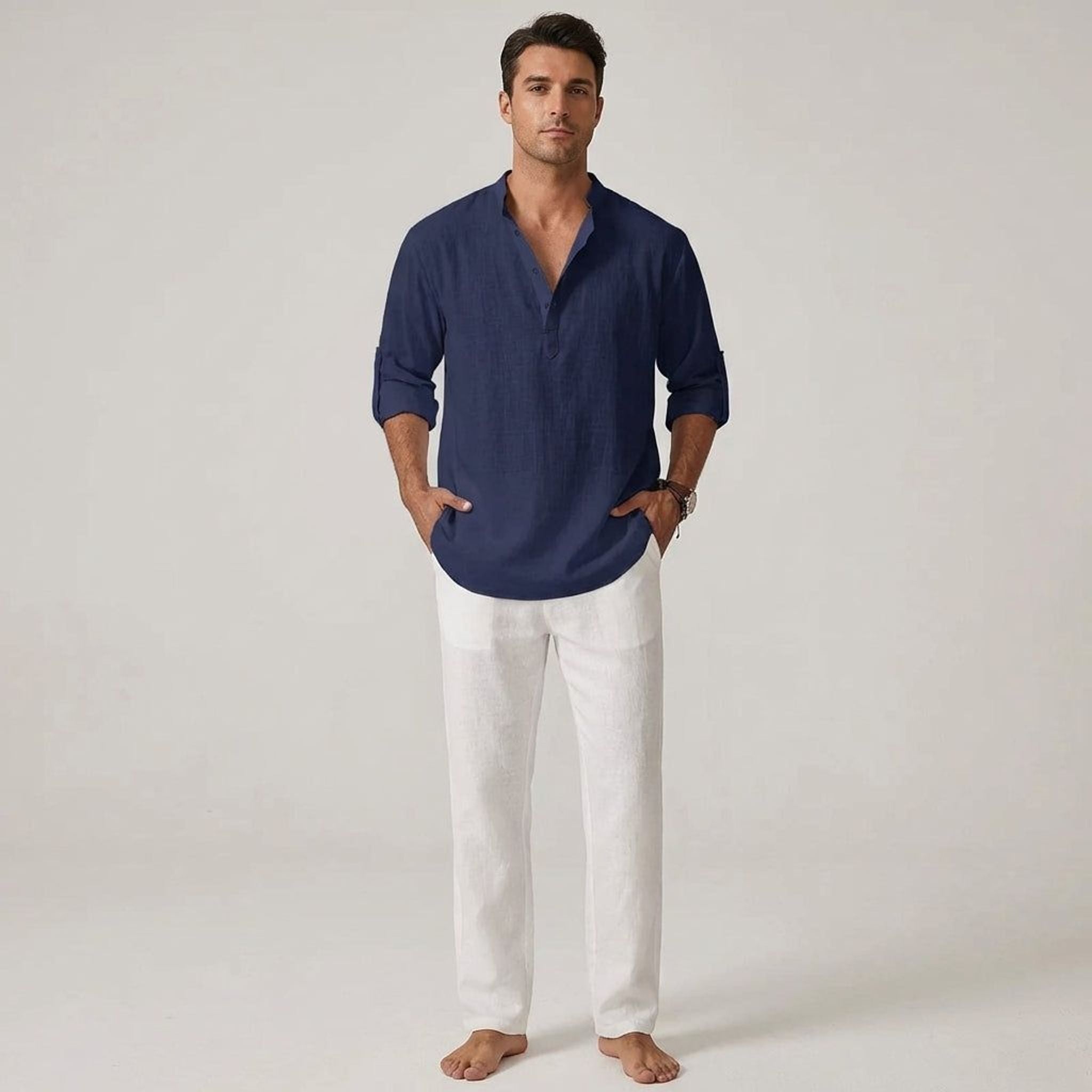 Ronan Fenn | Men's Lightweight Casual Dress Shirt