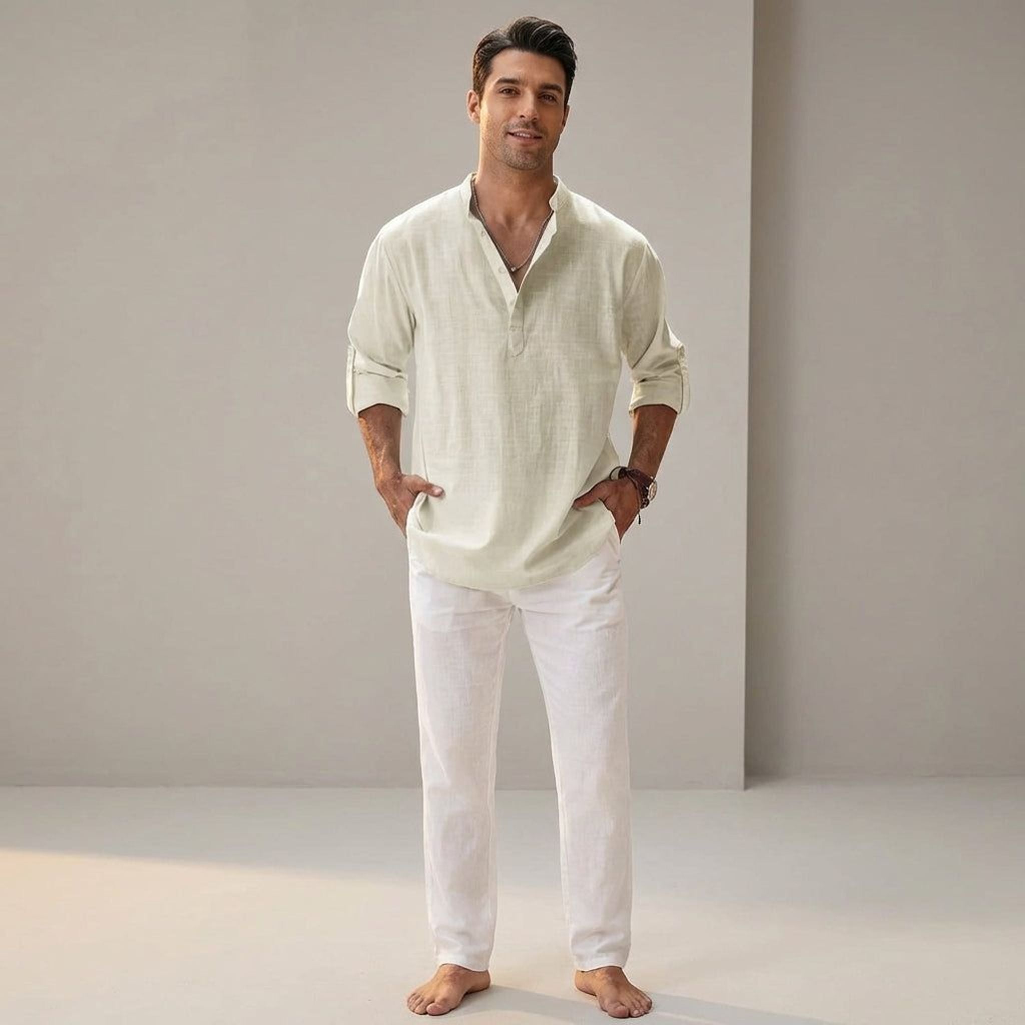 Ronan Fenn | Men's Lightweight Casual Dress Shirt