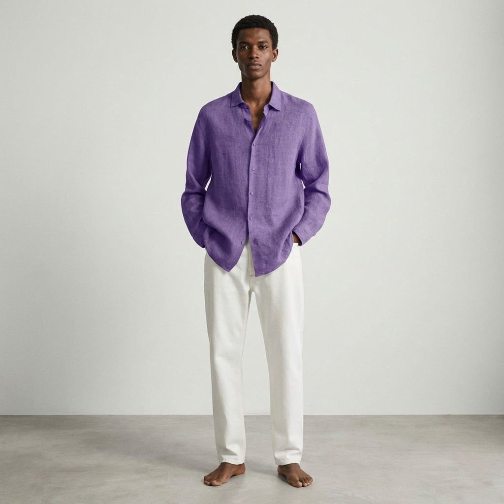 Alaric Brine | Men's Classic Fit Linen Shirt
