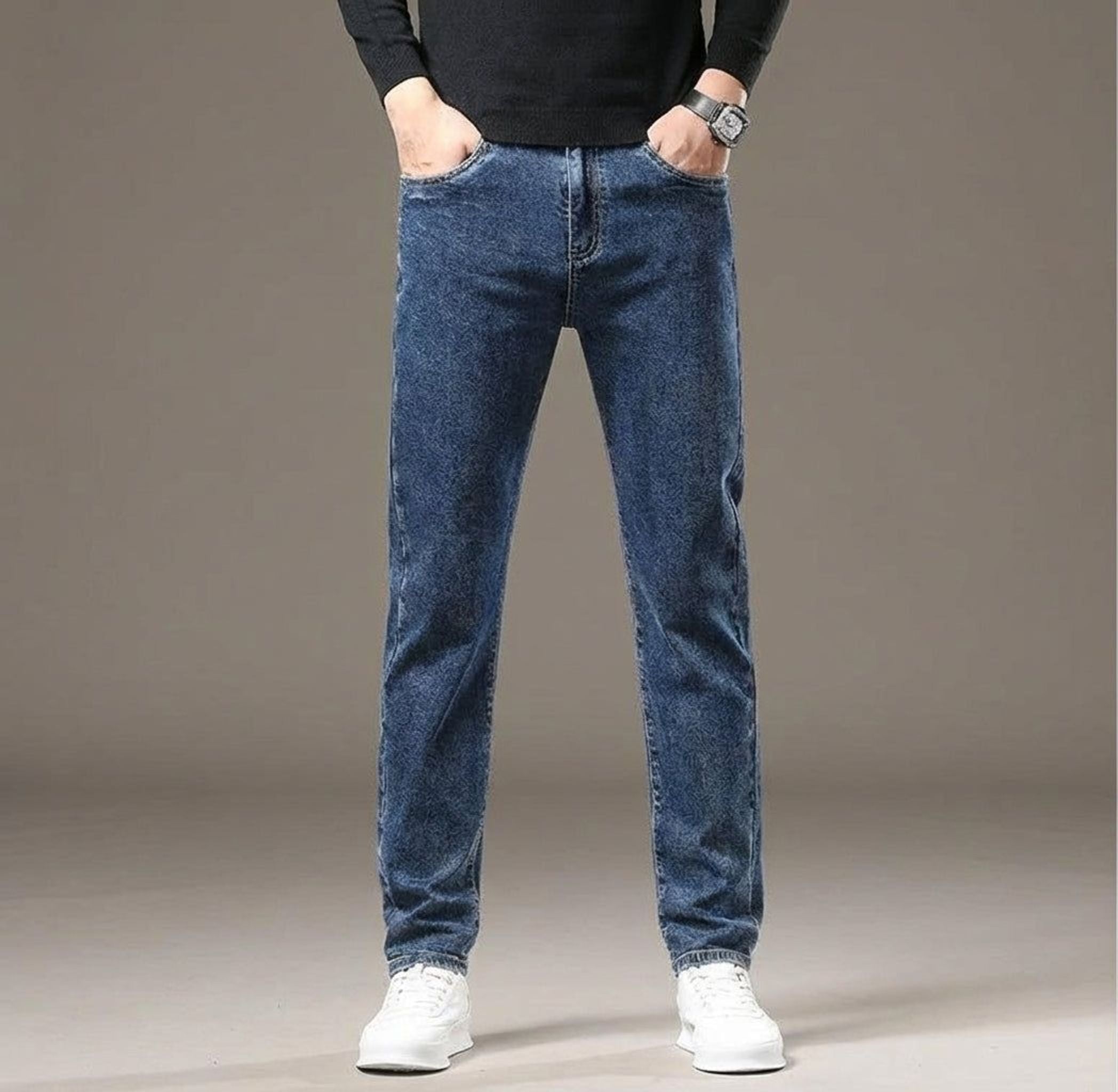 Luca Dray | Men's Insulated Slim Fit Winter Jeans