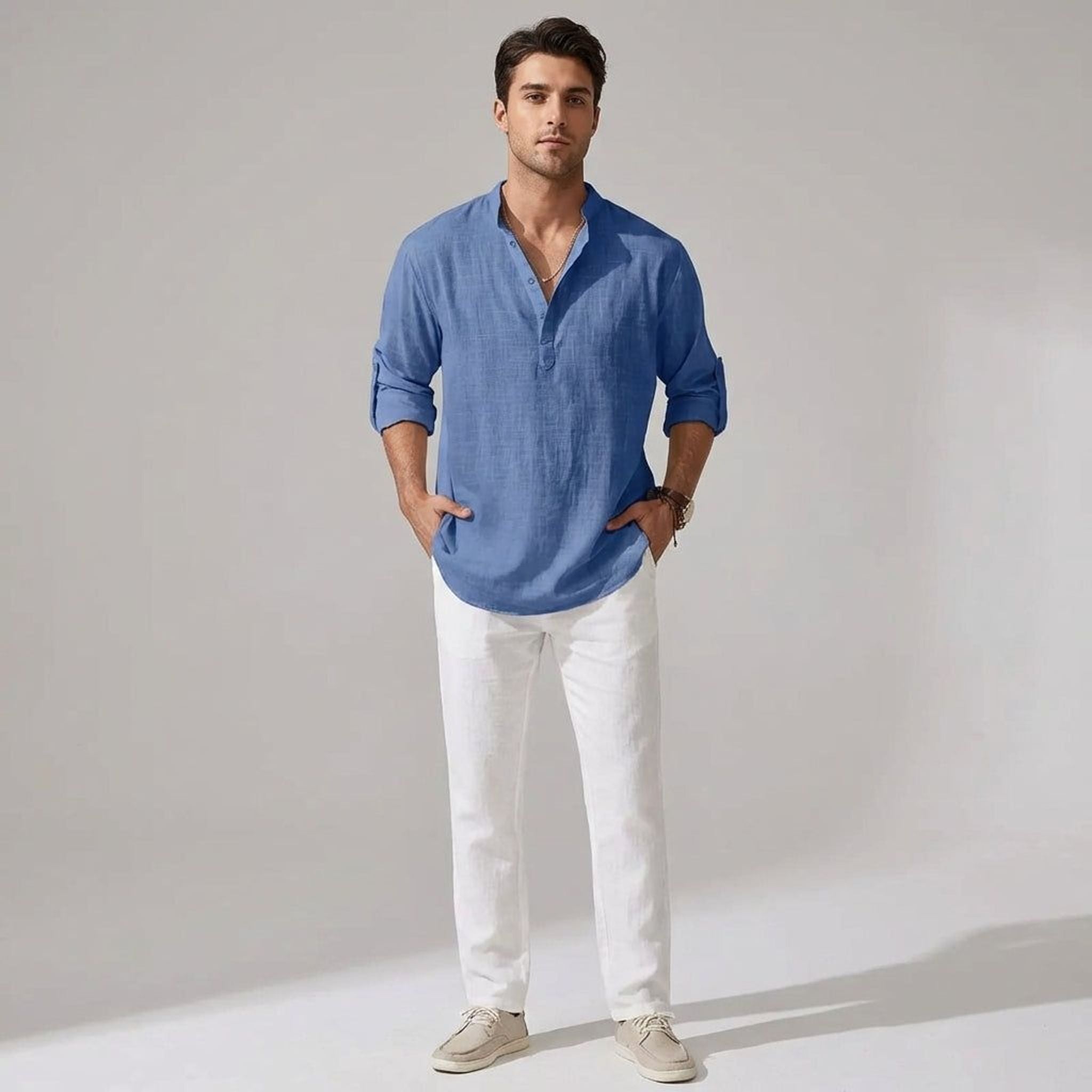 Ronan Fenn | Men's Lightweight Casual Dress Shirt