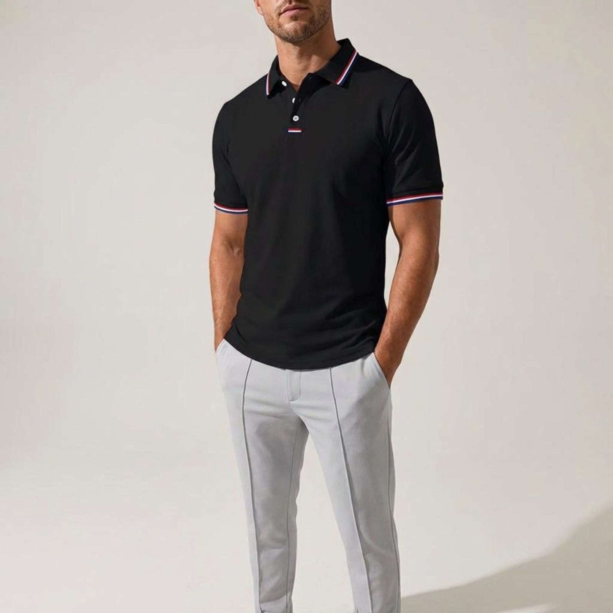 Ronan Vale | Men's Short Sleeve Casual Polo Shirt