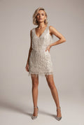 Elara Voss | Women's Stylish Mini Dress with Fringes