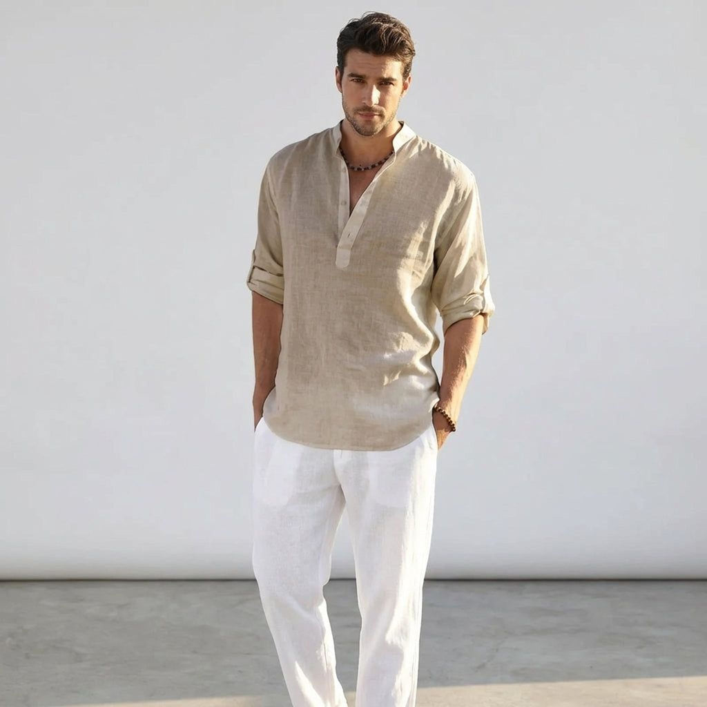Lucien Kress | Men's Lightweight Breathable Dress Shirt