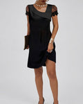 Amélie Vire | Women's Lace Mini Black Dress