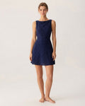 Elena Voss | Women's A-Line Polka Dot Mini Dress