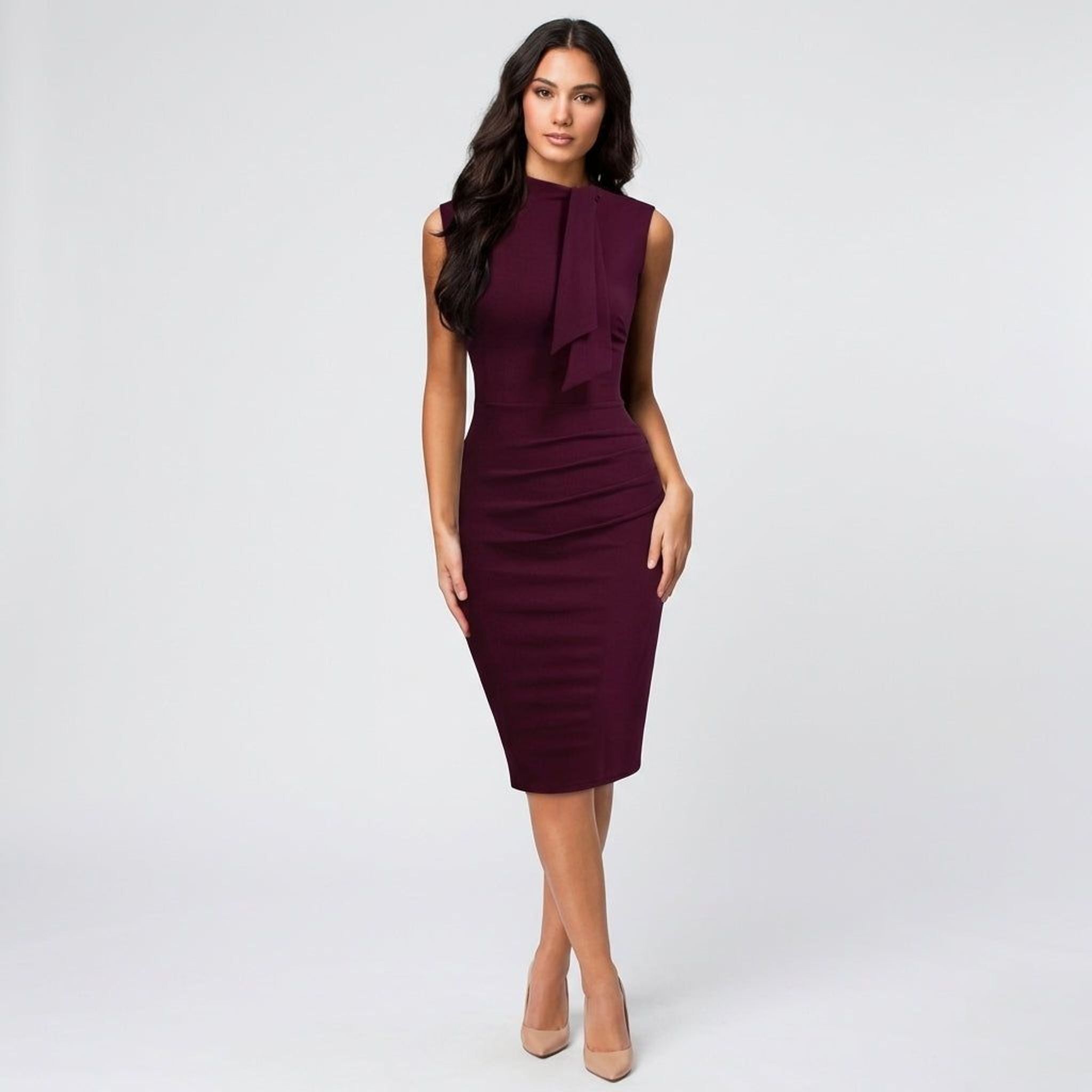 Elodie Vess | Women's Sleeveless Midi Dress