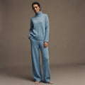 Elodie Varn | Women's Knit Turtleneck Lounge Set
