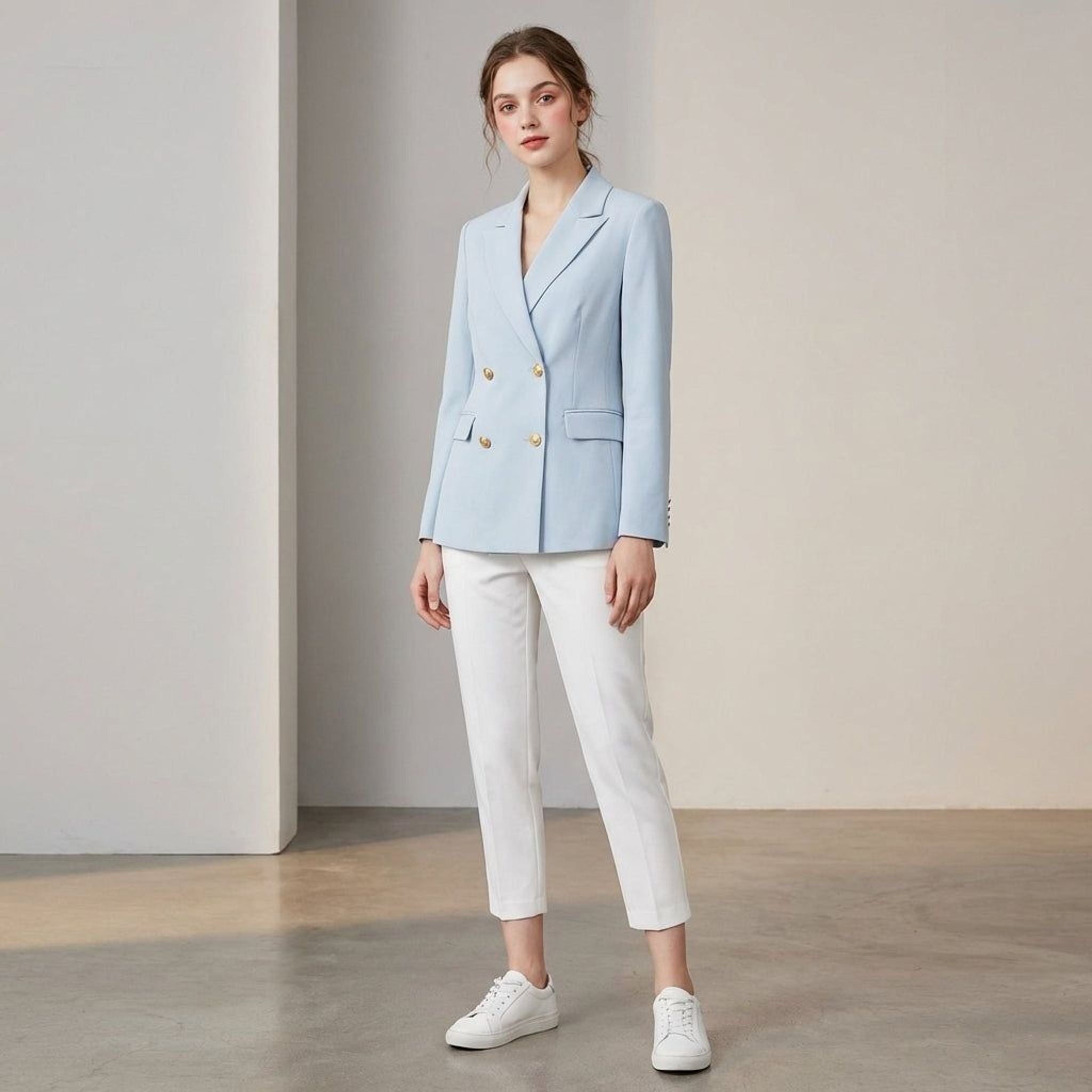 Elara Voss | Women's Cape Blazer Mini Dress