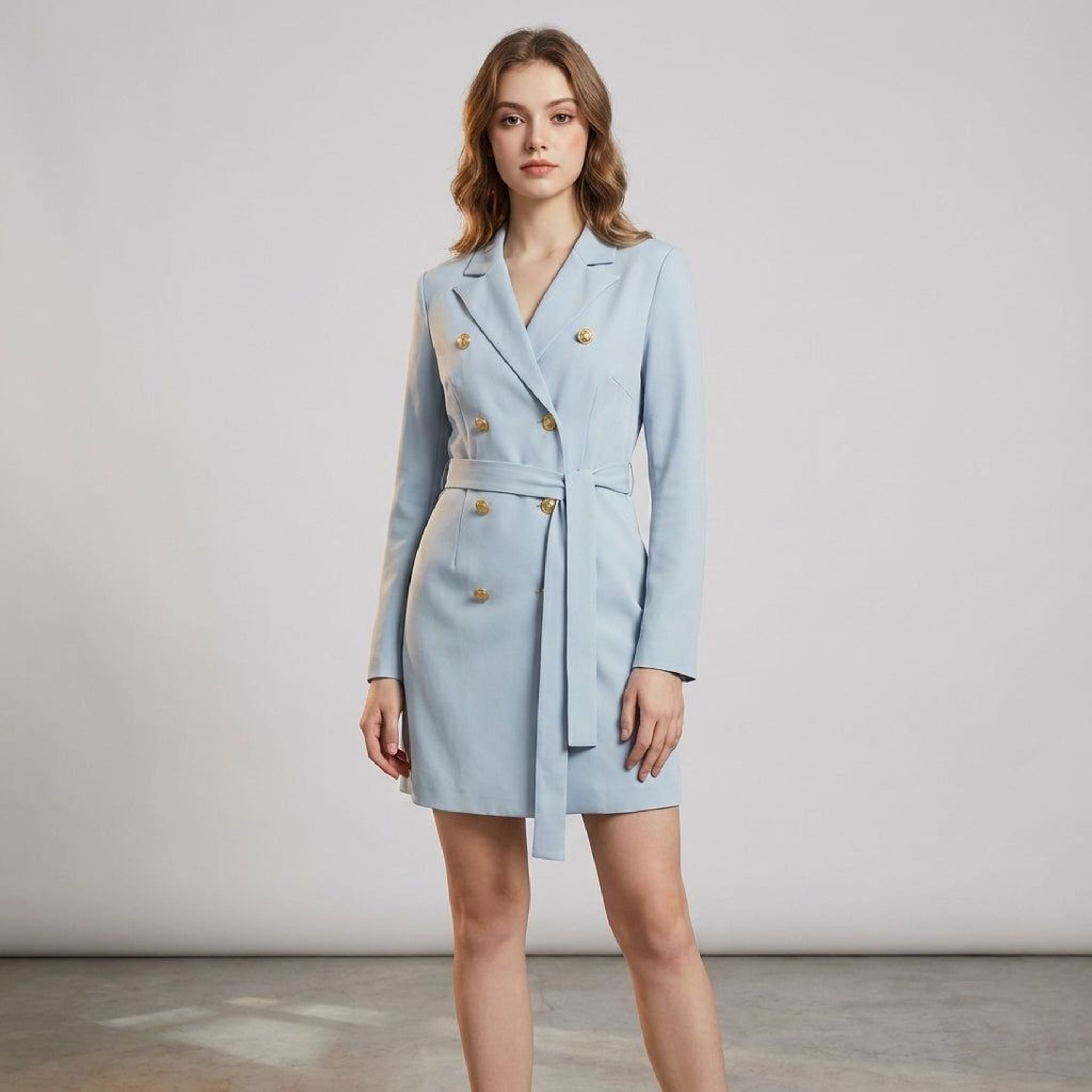 Elara Voss | Women's Cape Blazer Mini Dress