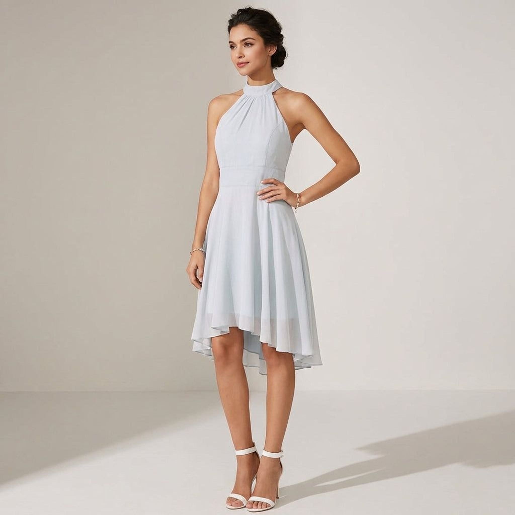 Elodie Vant | Women's Ruffle Mini Dress for Parties