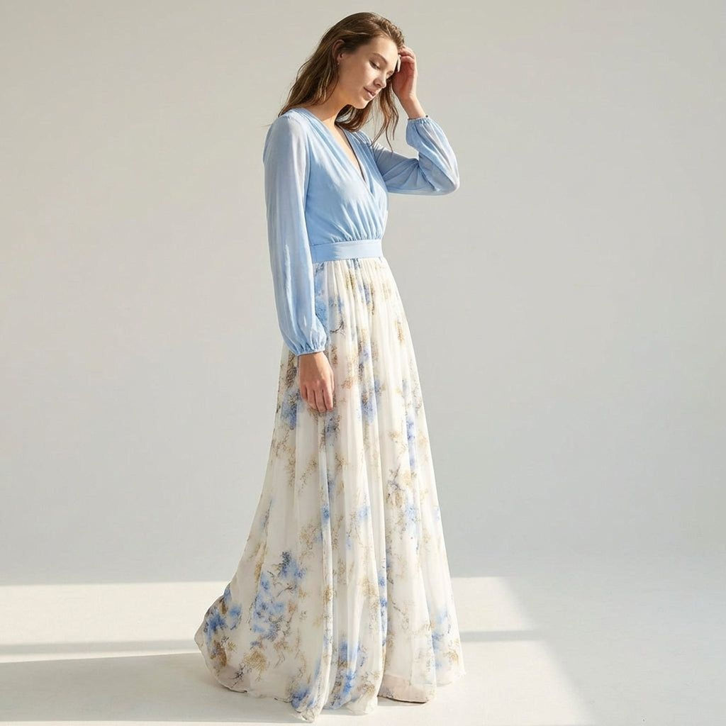 Elena Faye | Women's Sleeveless Floral Maxi Dress