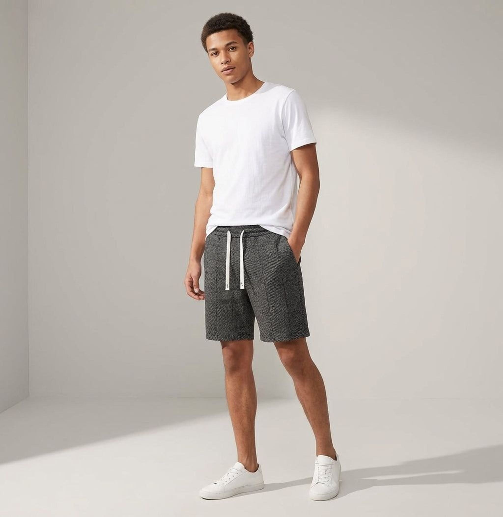 Thierry Vask | Men's Relaxed Fit Cotton Lounge Shorts