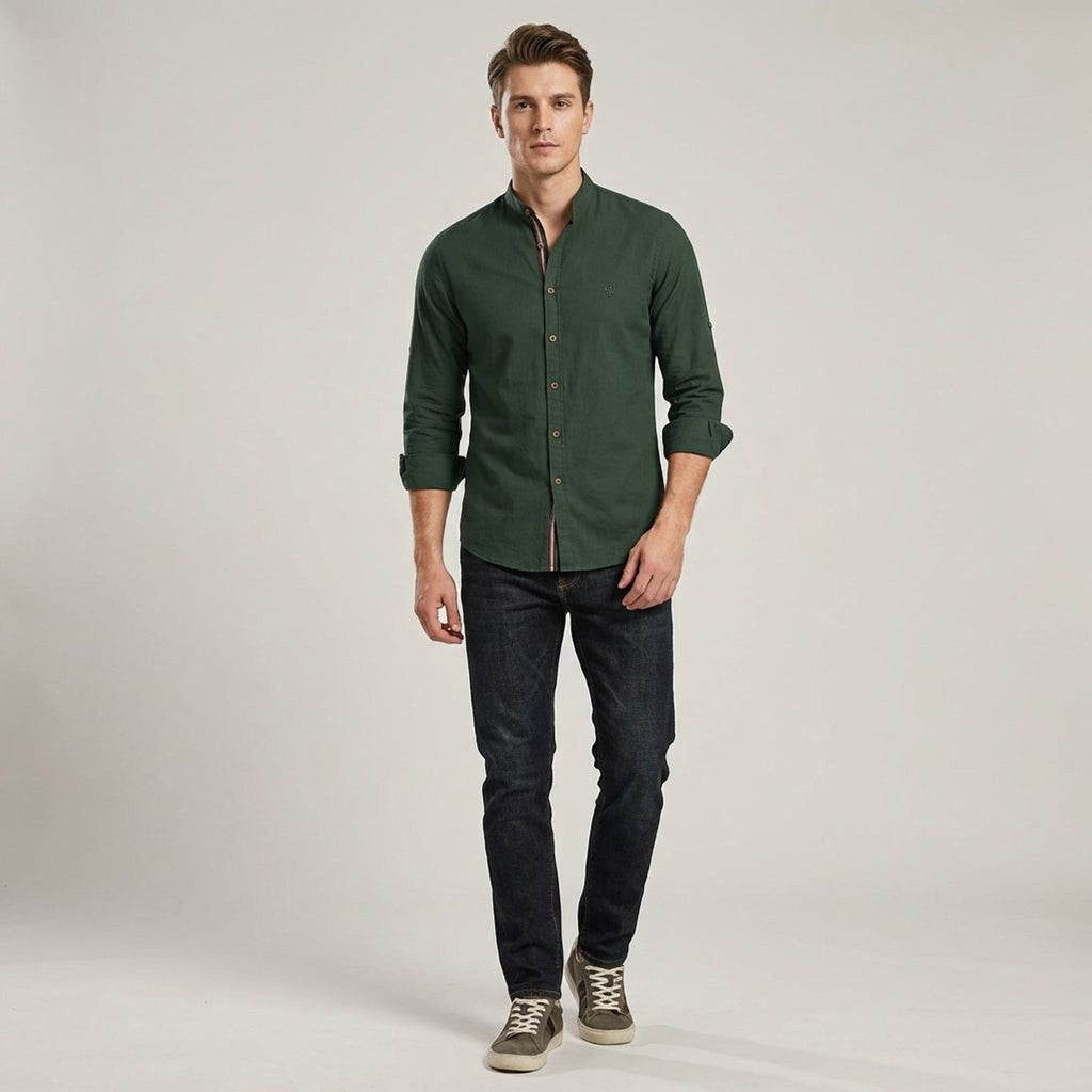 Léon Trask | Men's Warm Casual Shirt Comfortable Fabric