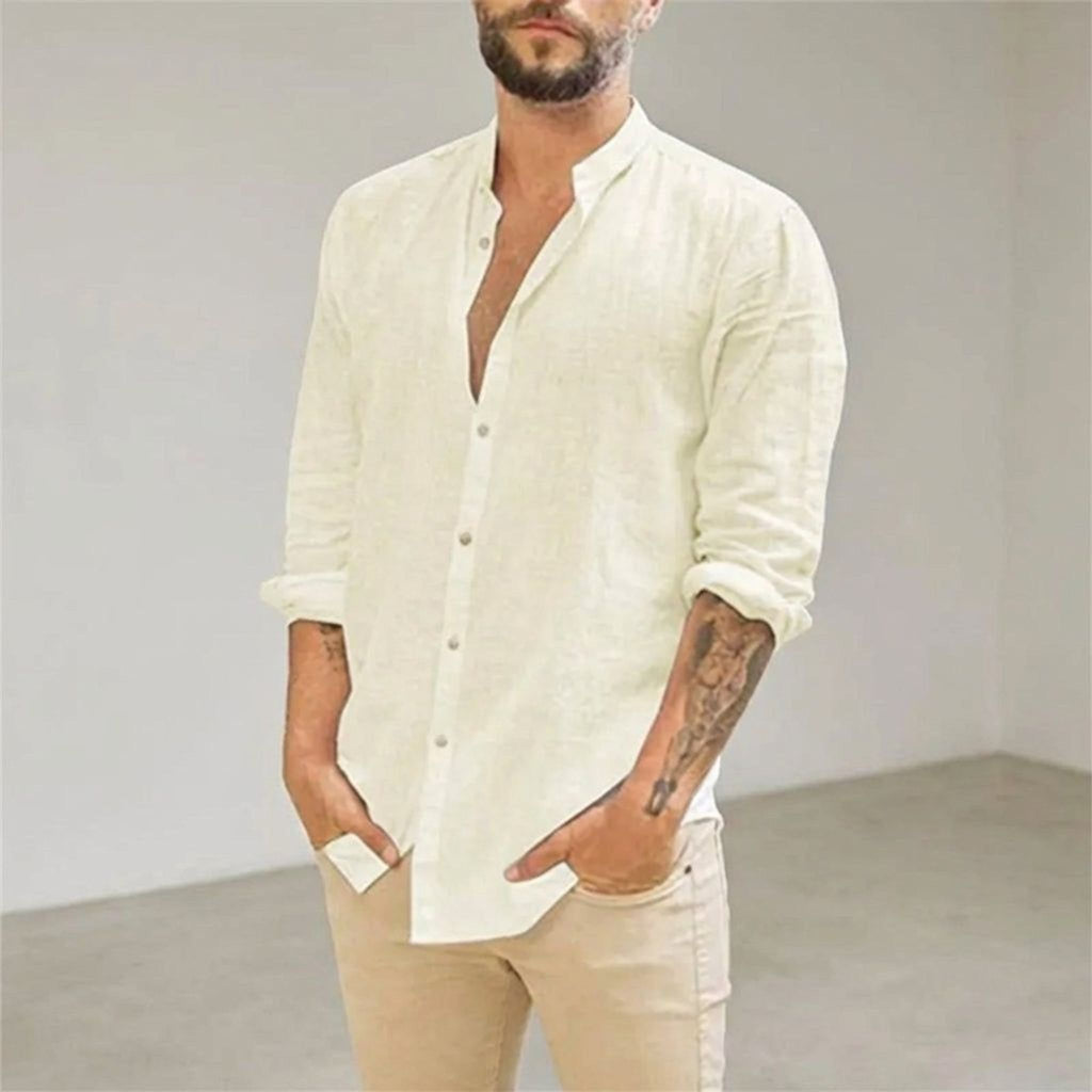 Luca Varese | Men's Lightweight Linen Summer Shirt
