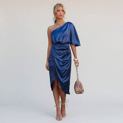 Amélie Voss | Women's Satin One Shoulder Dress