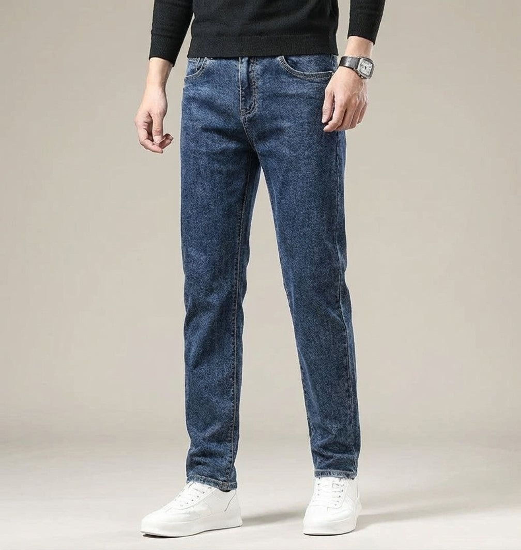 Luca Dray | Men's Insulated Slim Fit Winter Jeans