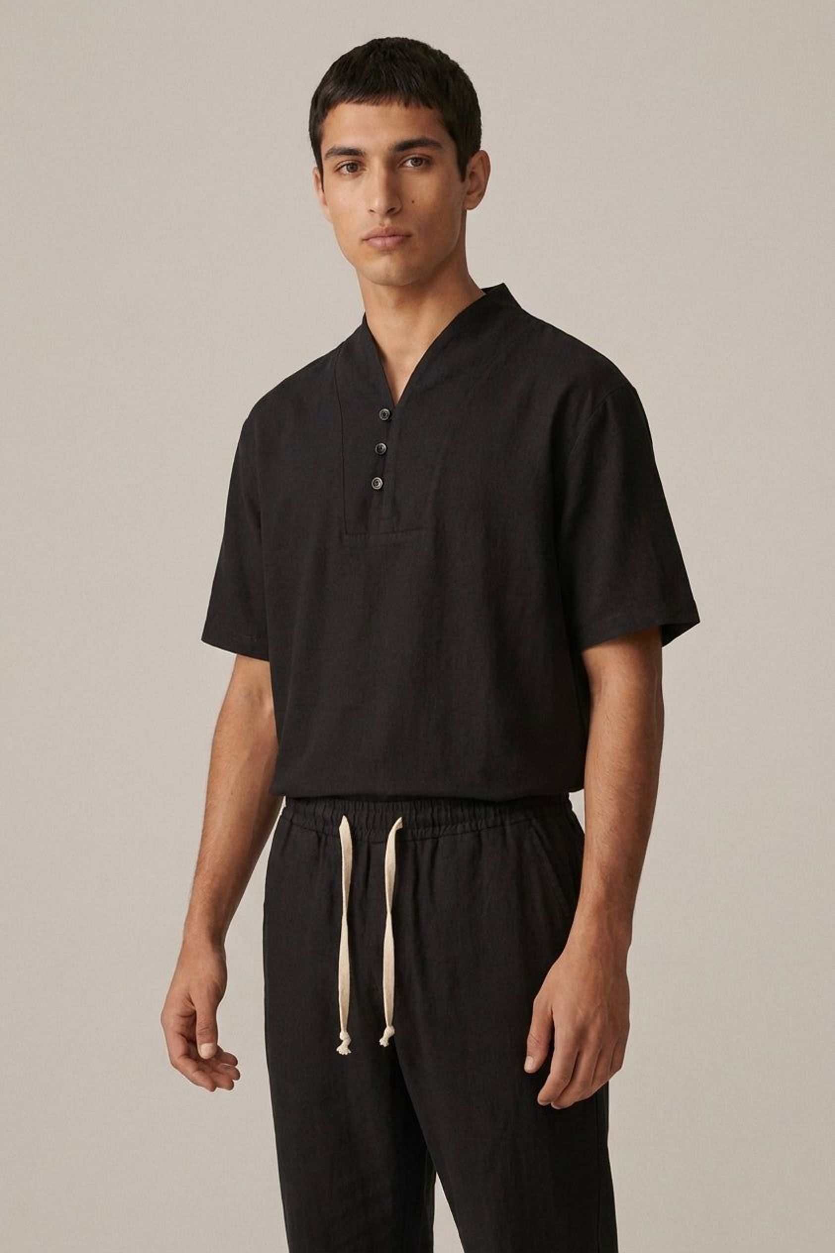 Léo Brisk | Men's Cotton Linen Casual Outfit