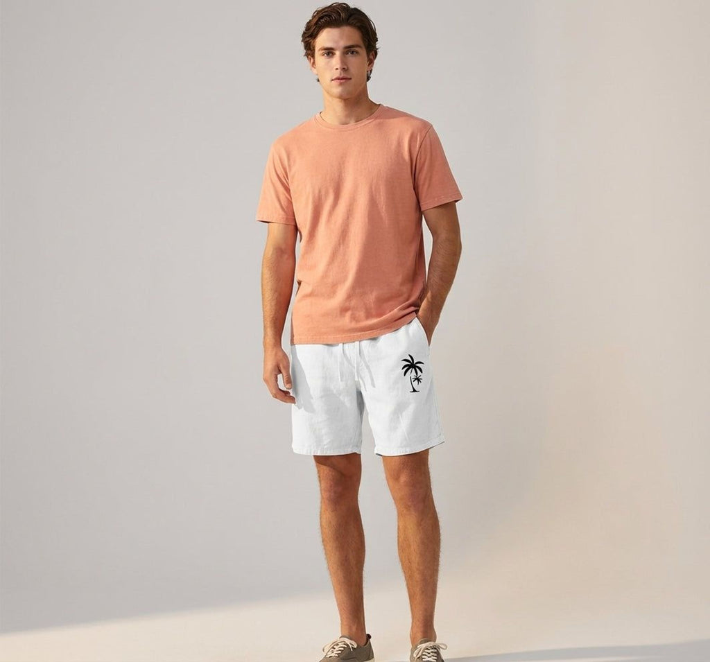 Léonie Voss | Women's Casual Summer Shorts with Embroidery