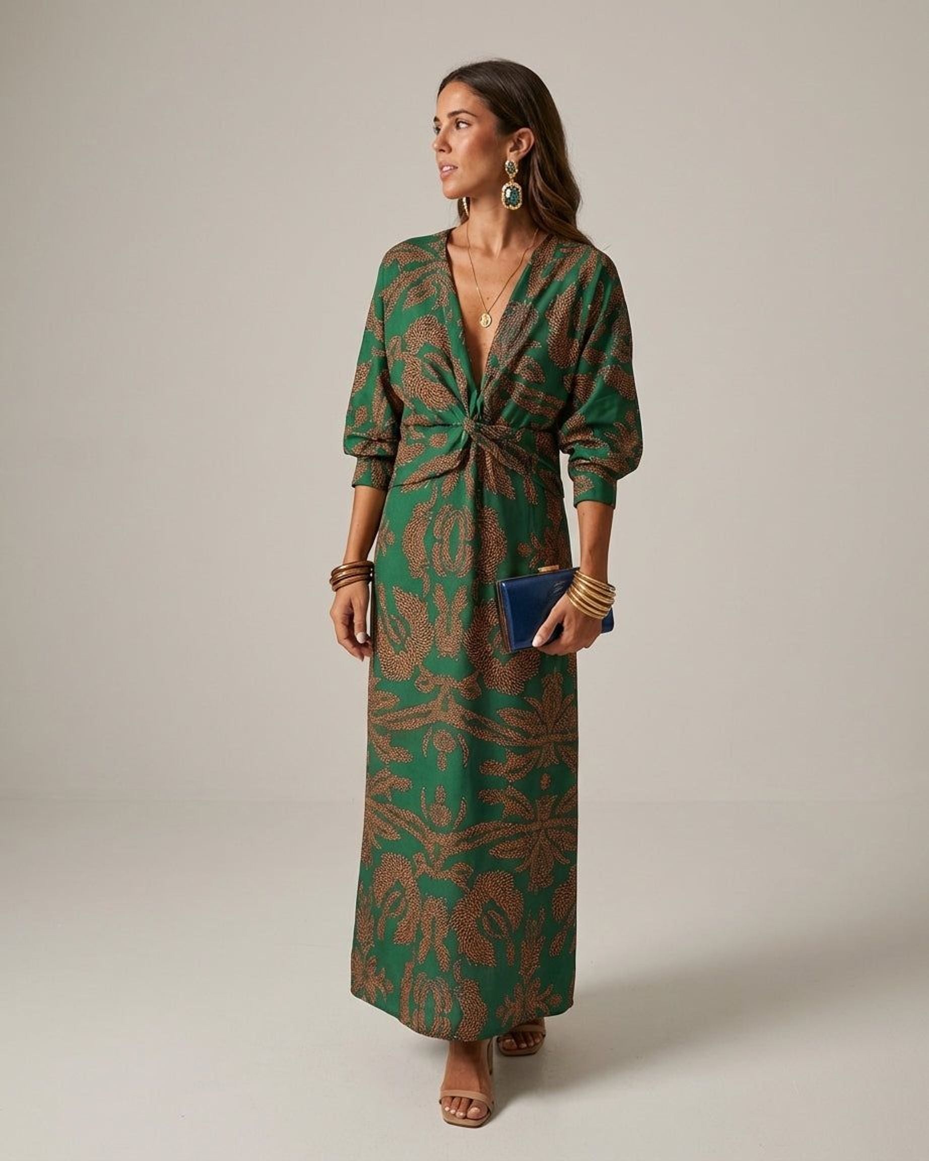 Amélie Thorne | Women's Classic Fitted Blue Dress