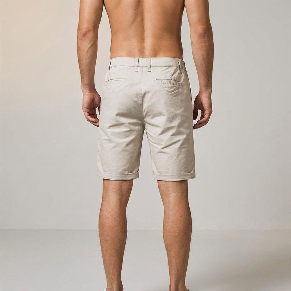 Luca Brix | Men's Elastic Waist Casual Shorts