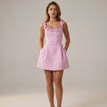 Elodie Maris | Women's Tailored Mini Dress with Appliqués
