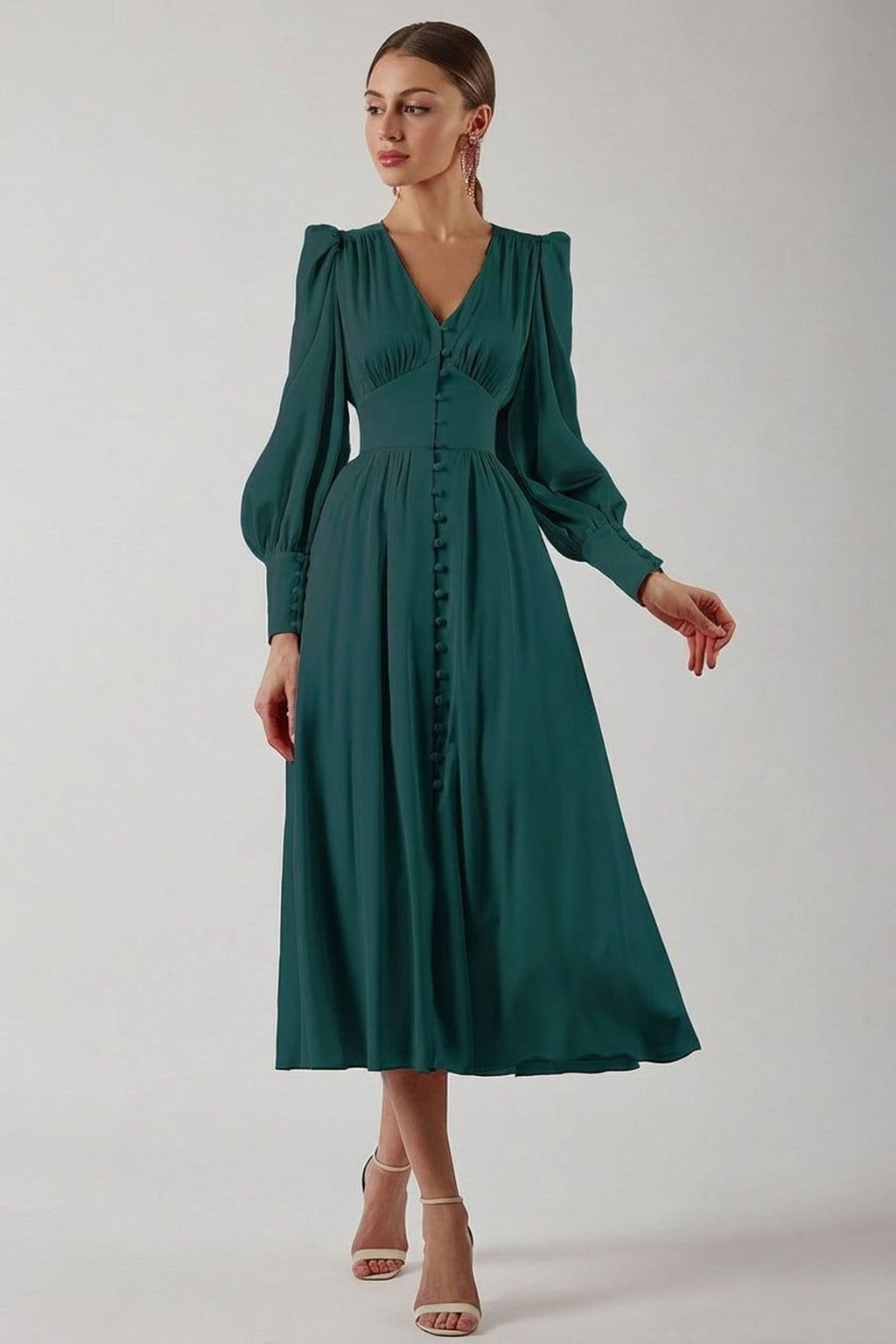 Isabelle Tane | Women's Elegant Satin Summer Dress