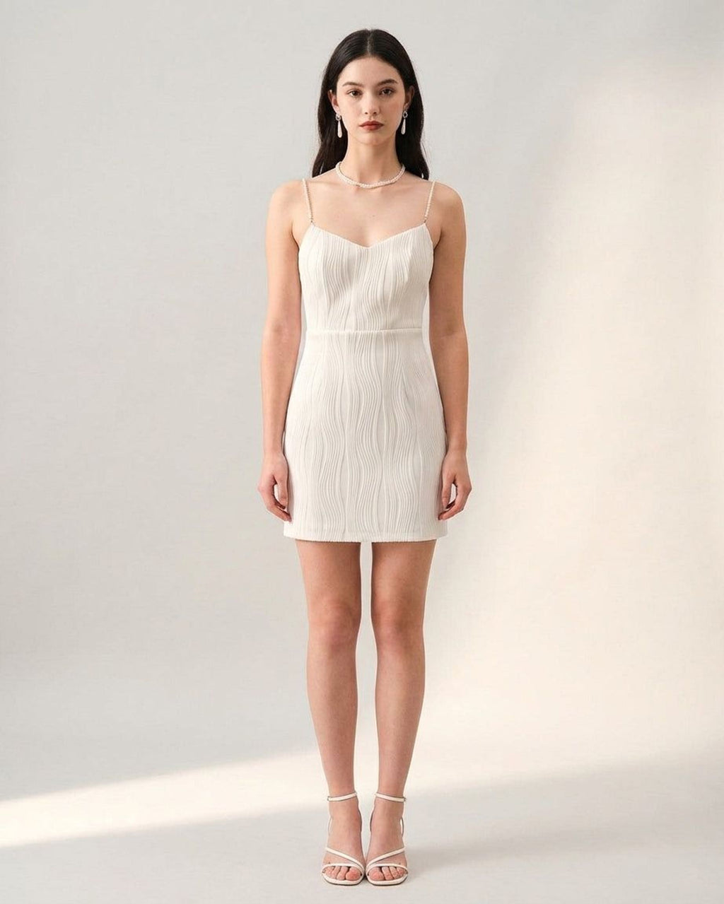 Elena Varo | Women's Wave Textured Midi Dress