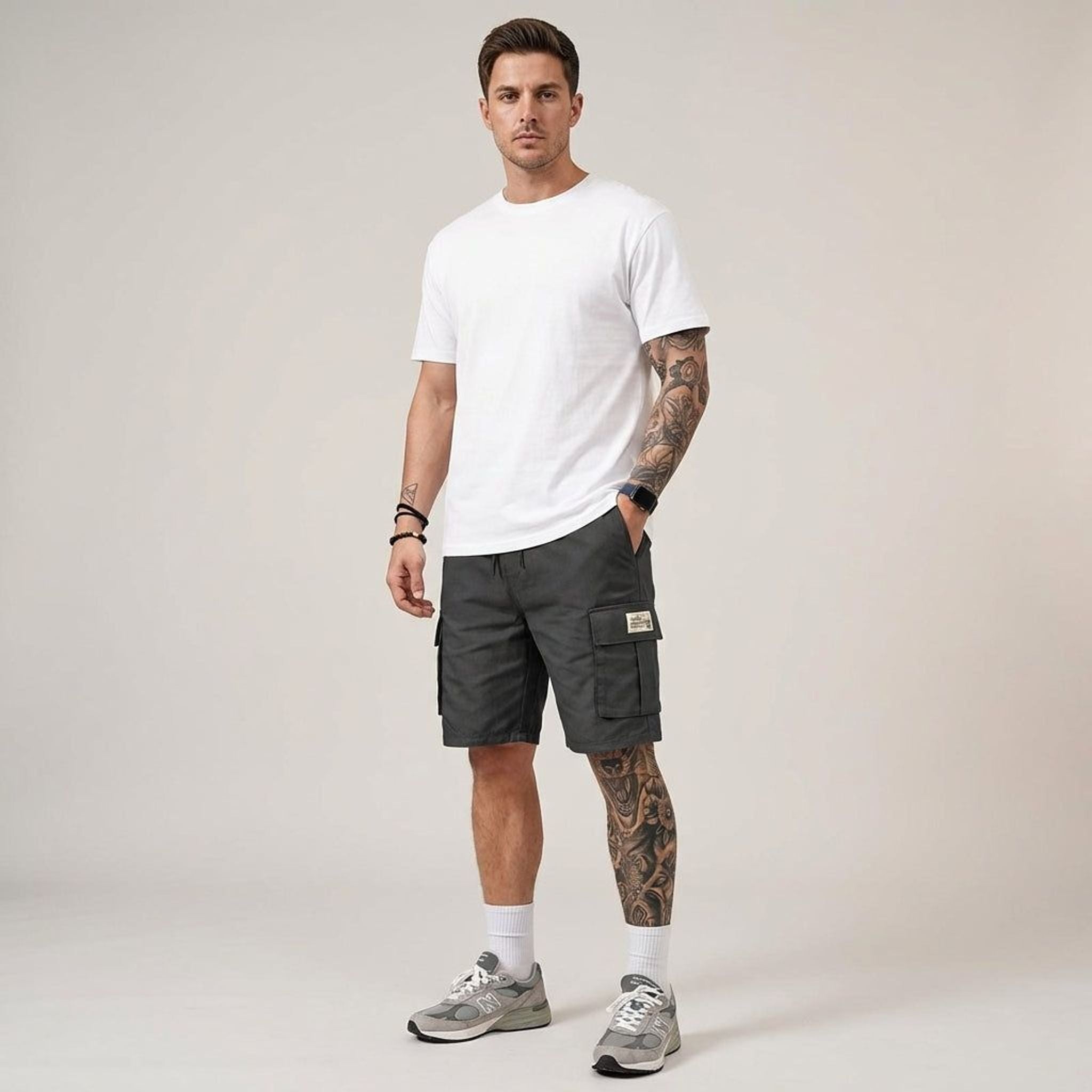 Rafael Drax | Men's Cargo Shorts with Pockets