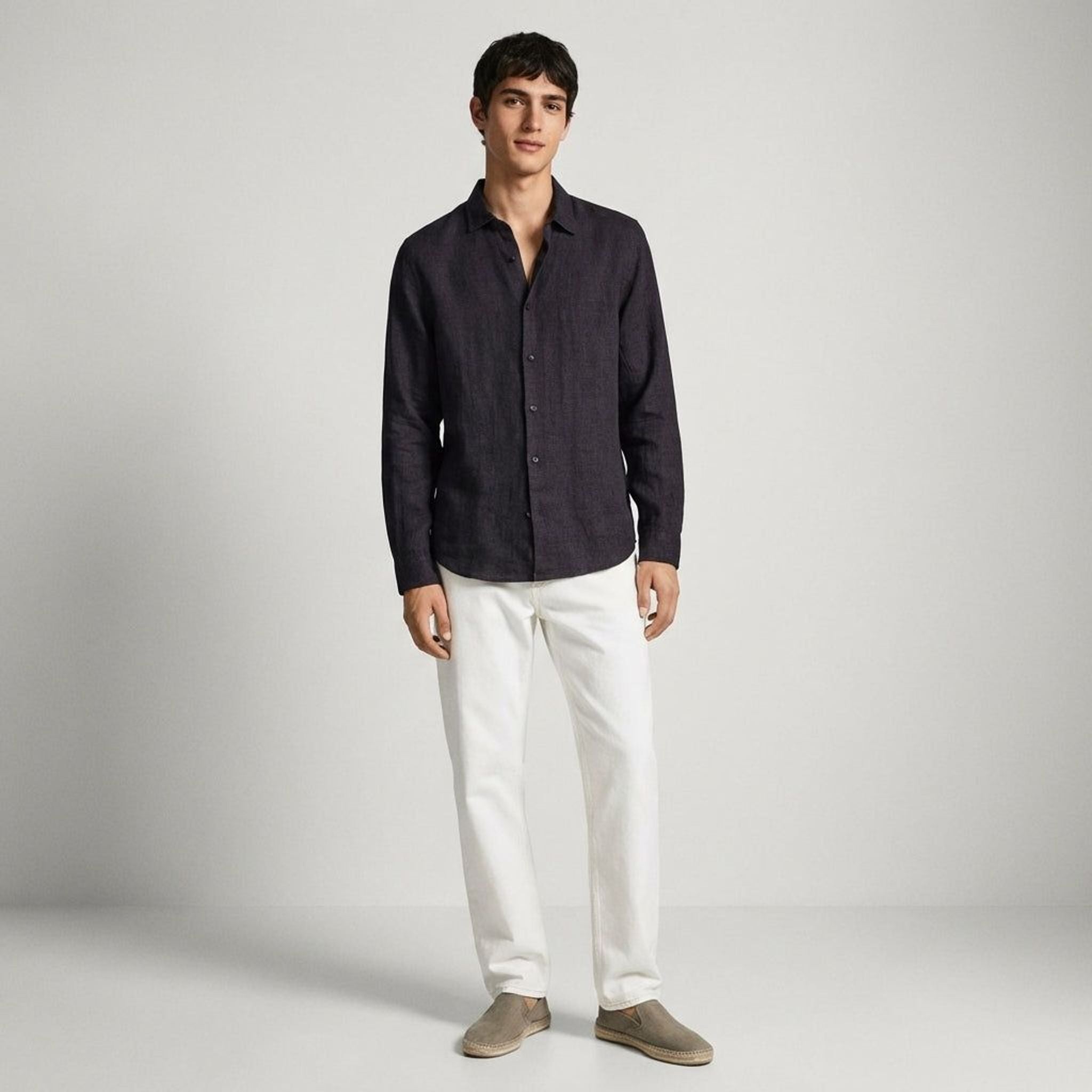 Alaric Brine | Men's Classic Fit Linen Shirt