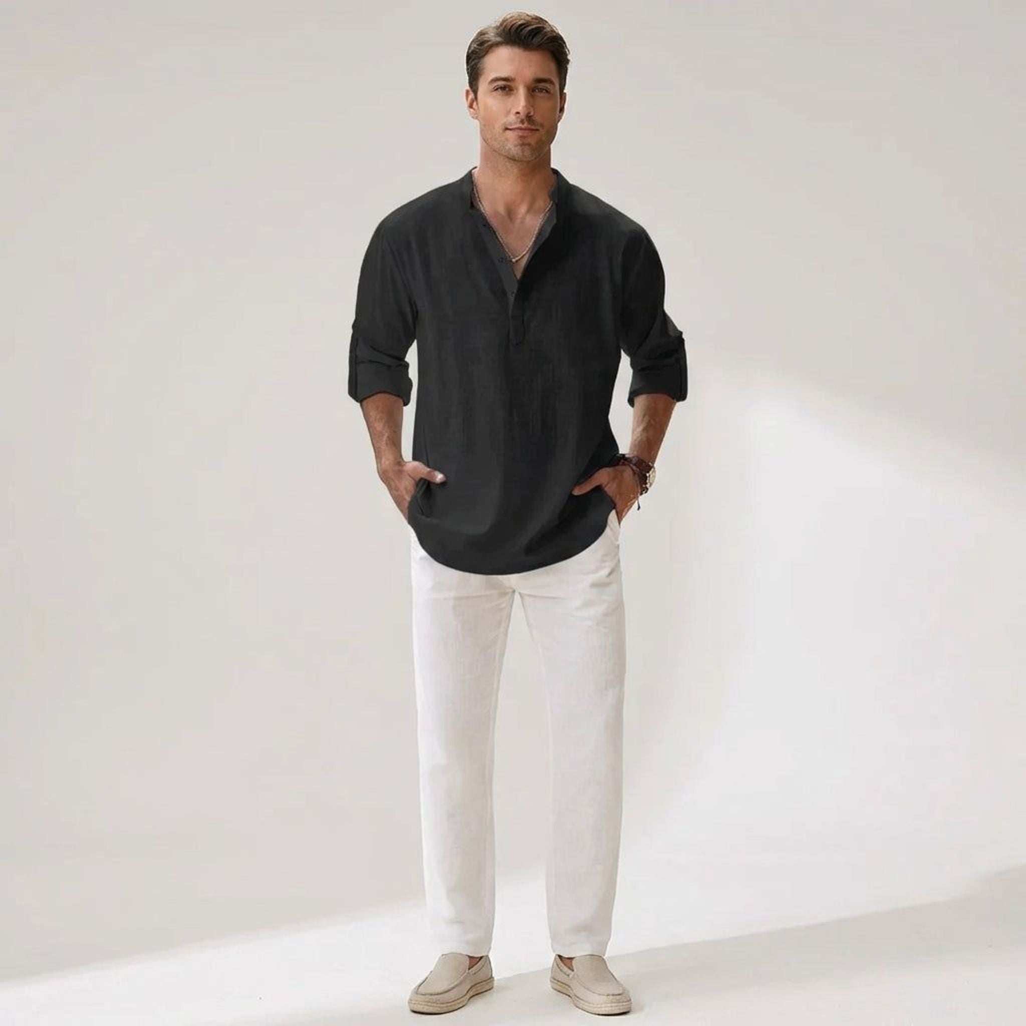 Ronan Fenn | Men's Lightweight Casual Dress Shirt