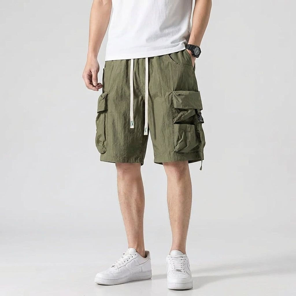 Léo Frisk | Men's Tactical Cargo Shorts in Nylon Blend