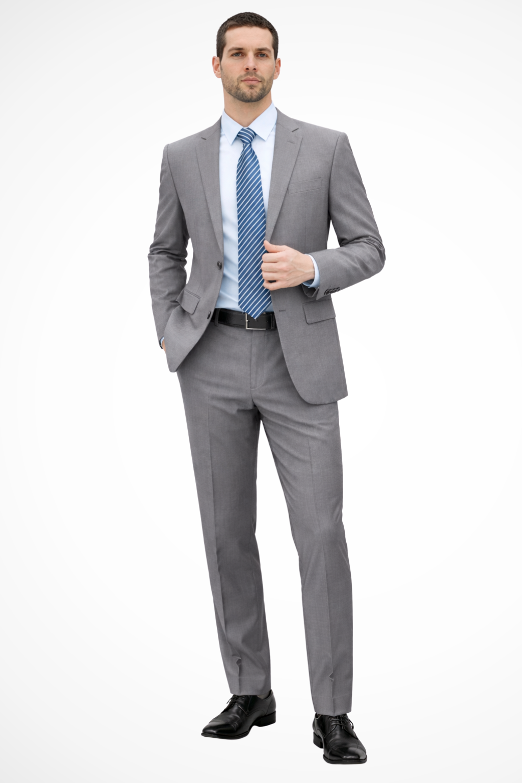 Luca Varn | Men's Tailored Black Business Suit
