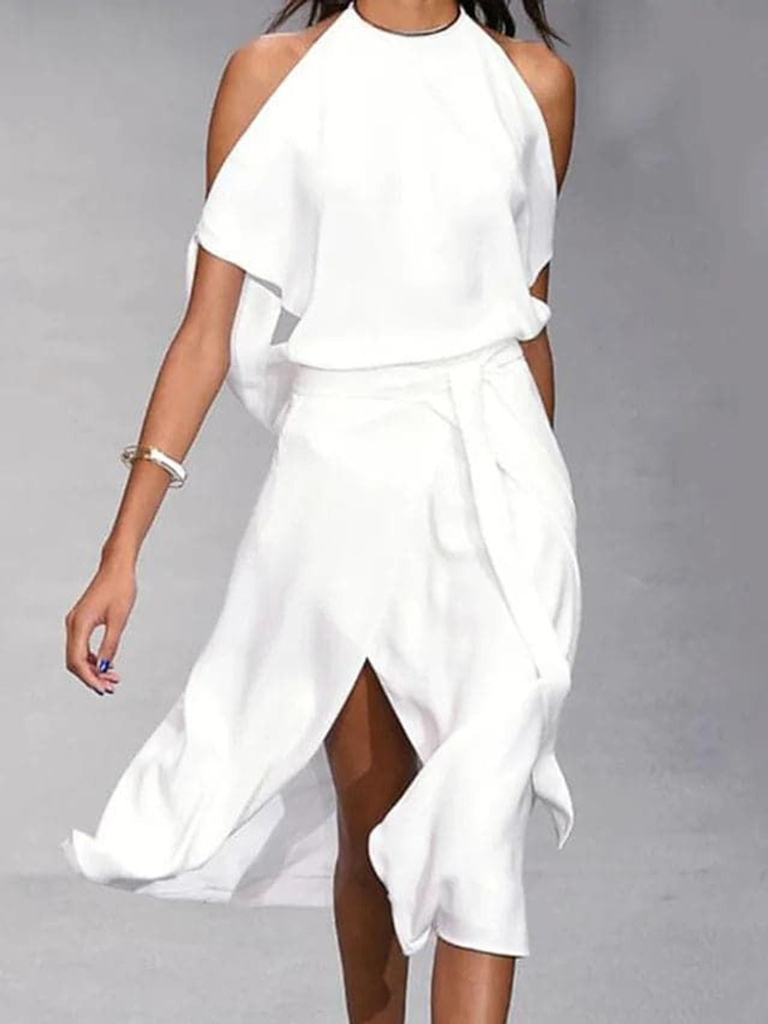 Elena Voss | Women's Off-Shoulder Midi Dress