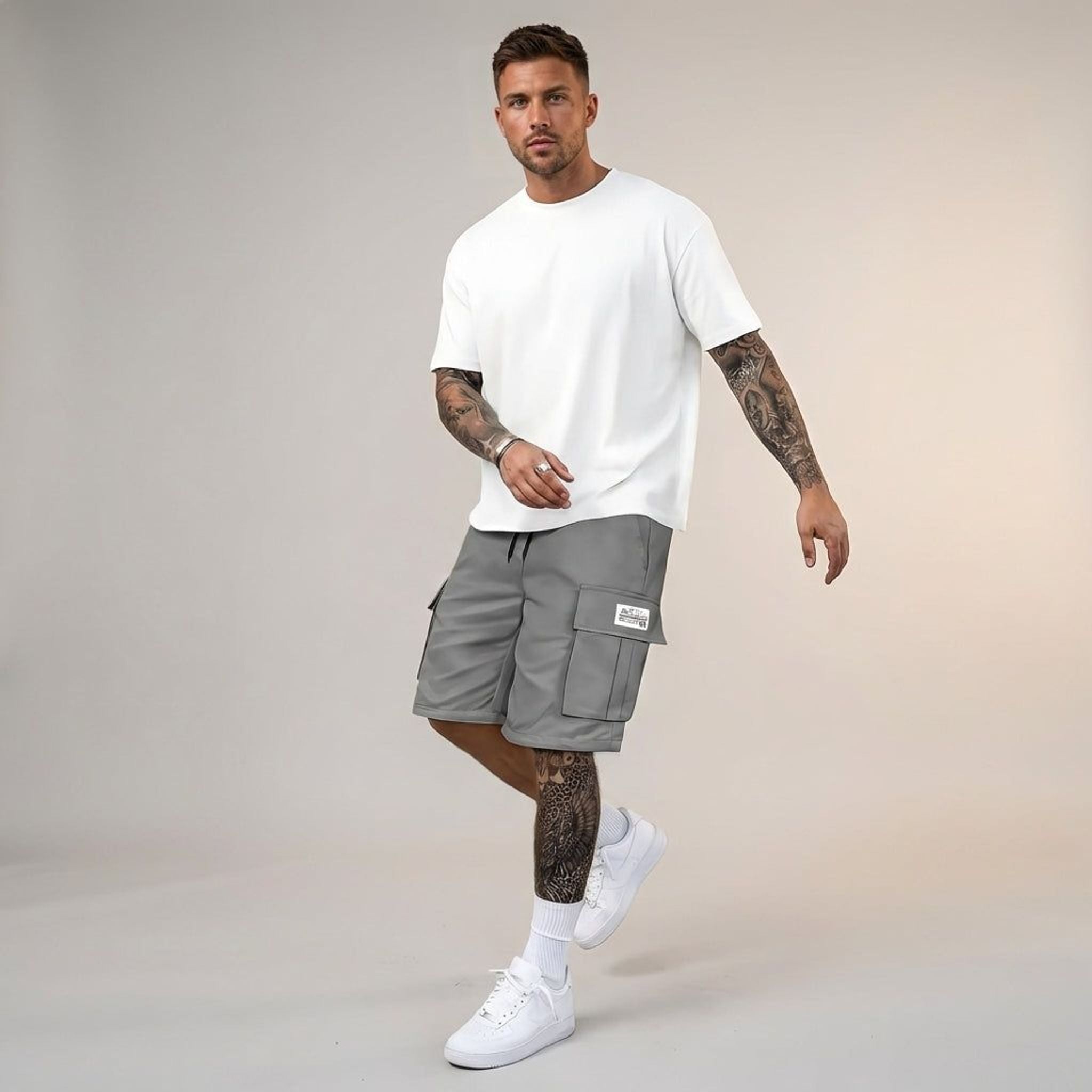 Rafael Drax | Men's Cargo Shorts with Pockets