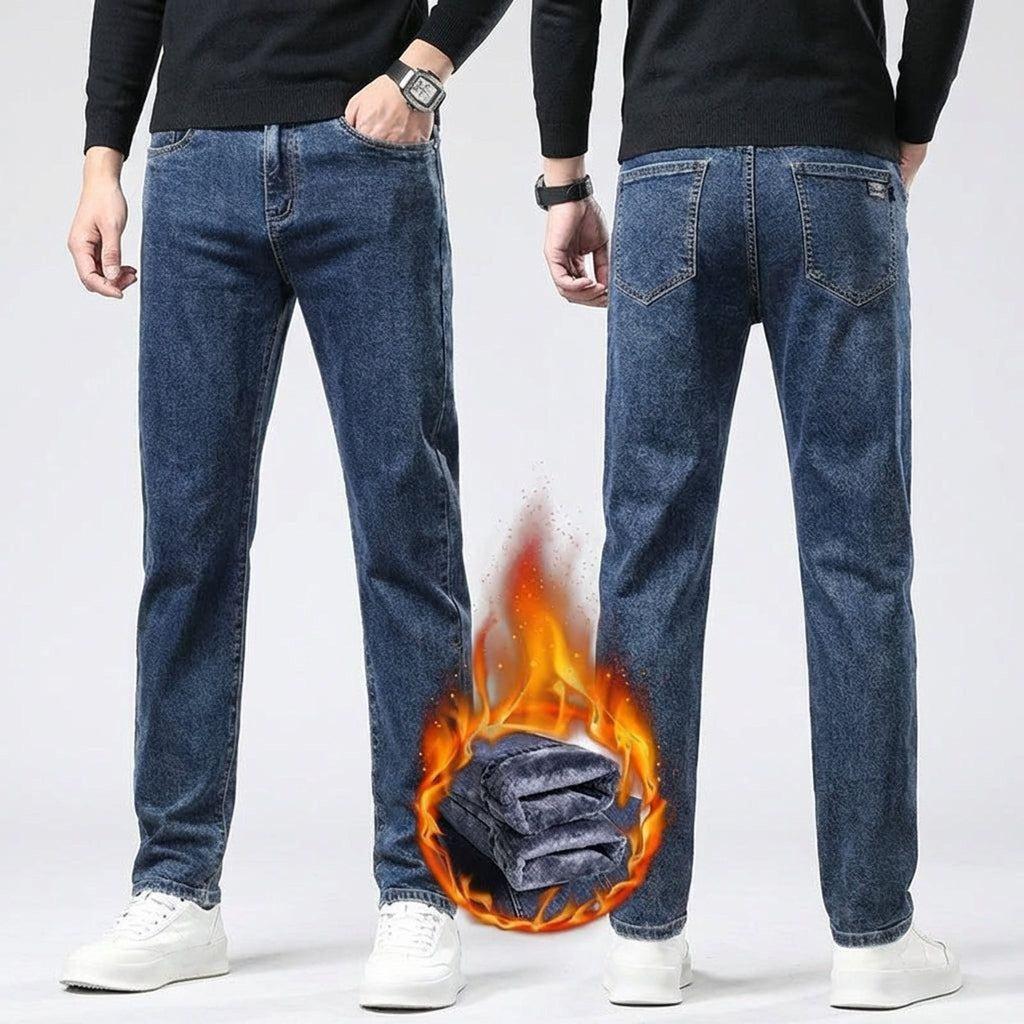 Luca Dray | Men's Insulated Slim Fit Winter Jeans