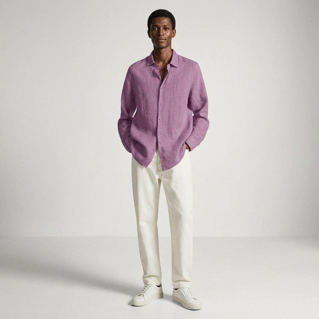 Alaric Brine | Men's Classic Fit Linen Shirt