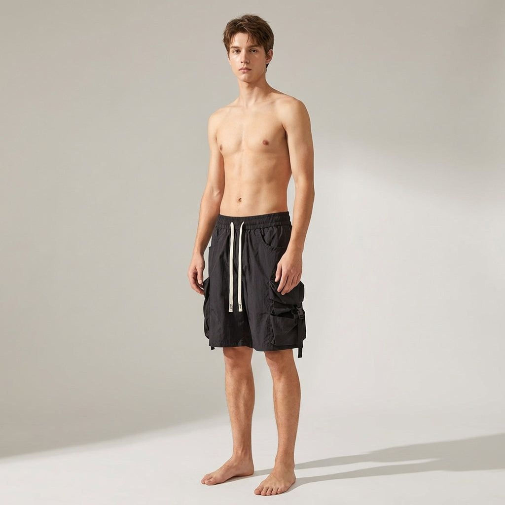 Léo Frisk | Men's Tactical Cargo Shorts in Nylon Blend