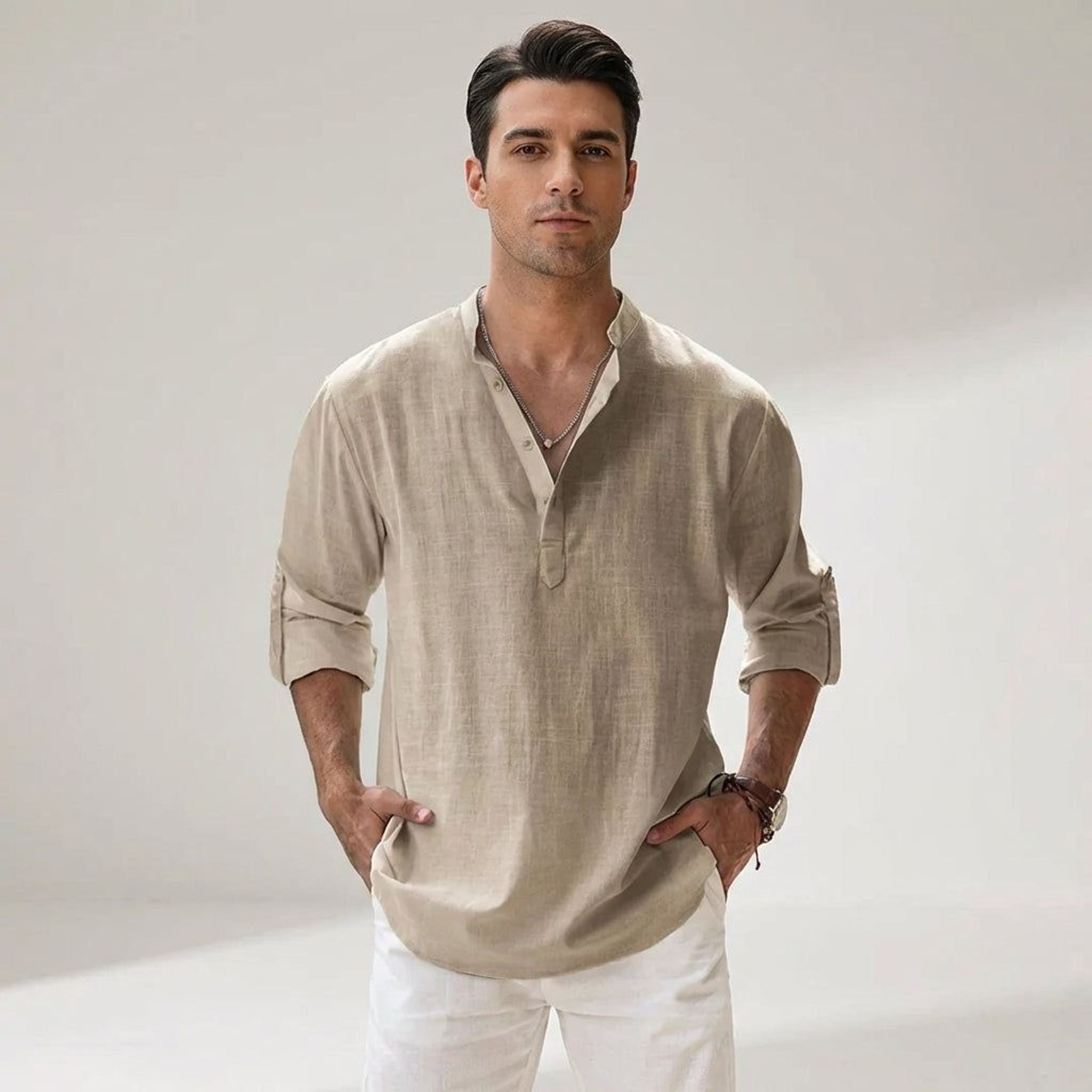 Ronan Fenn | Men's Lightweight Casual Dress Shirt