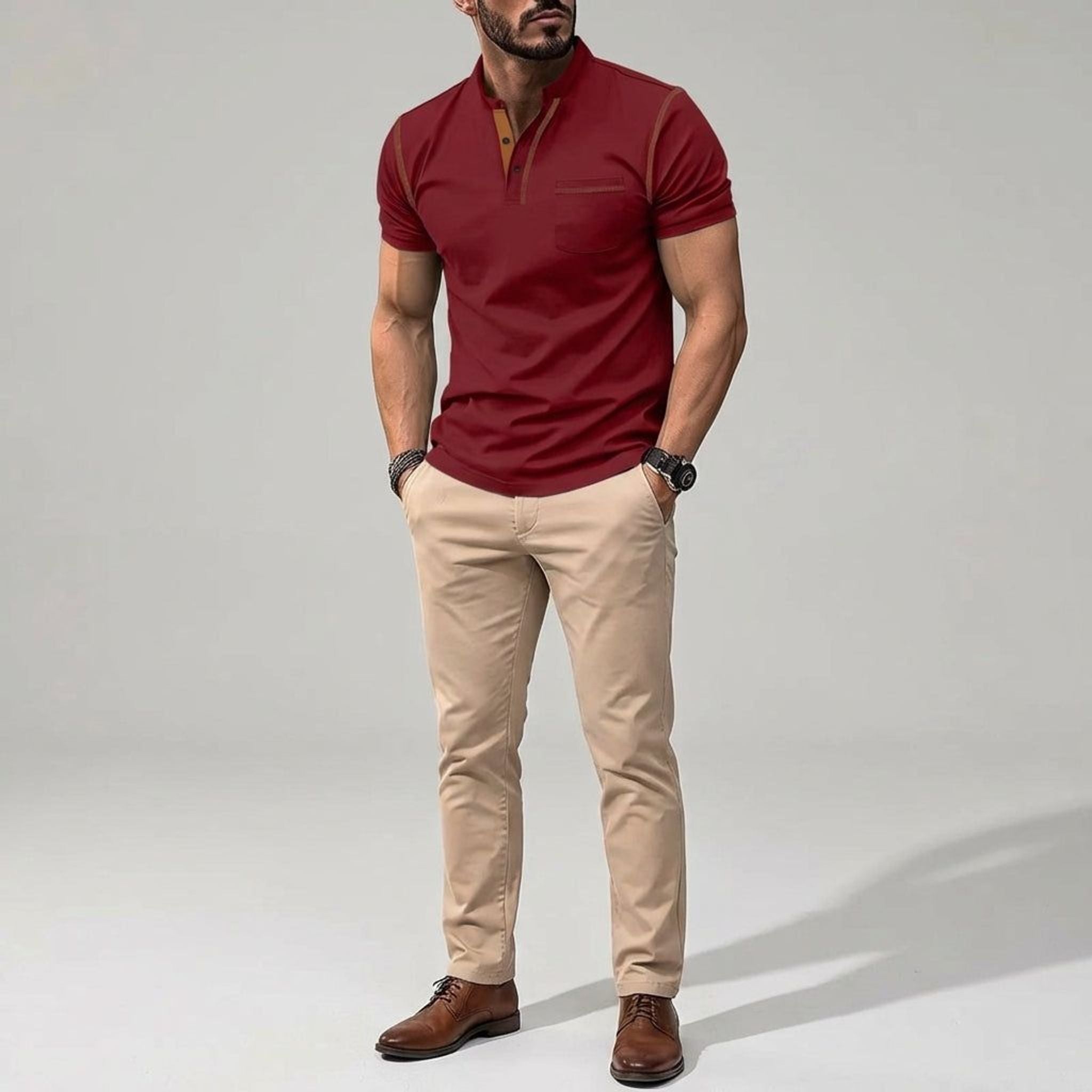 Elias Vorn | Men's Classic Fit Polo Shirt