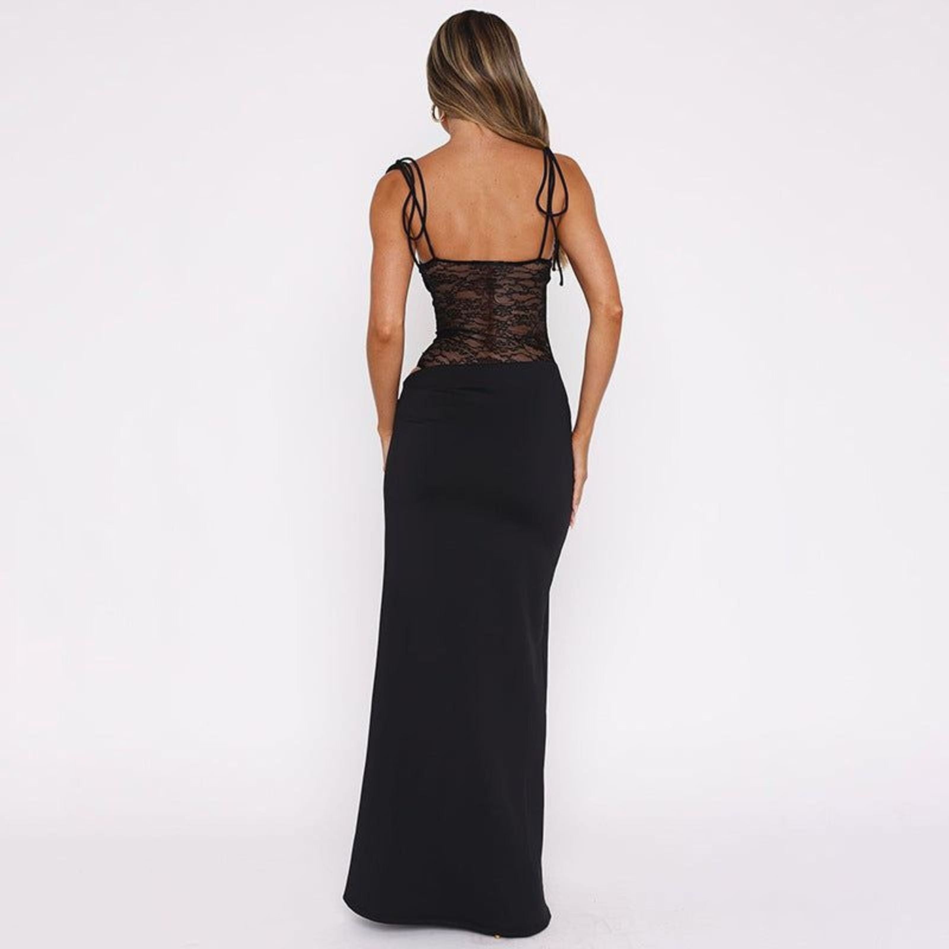 Elodie Vex | Women's Floral Lace Maxi Dress
