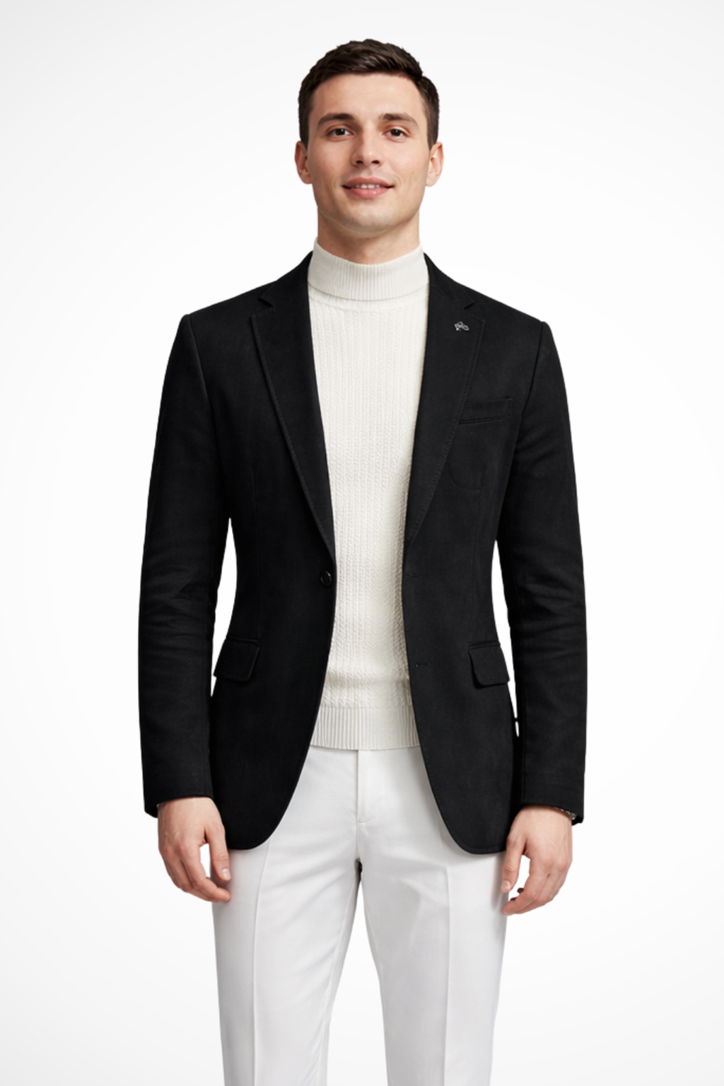 Lucien Varo | Men's Tailored Textured Blazer