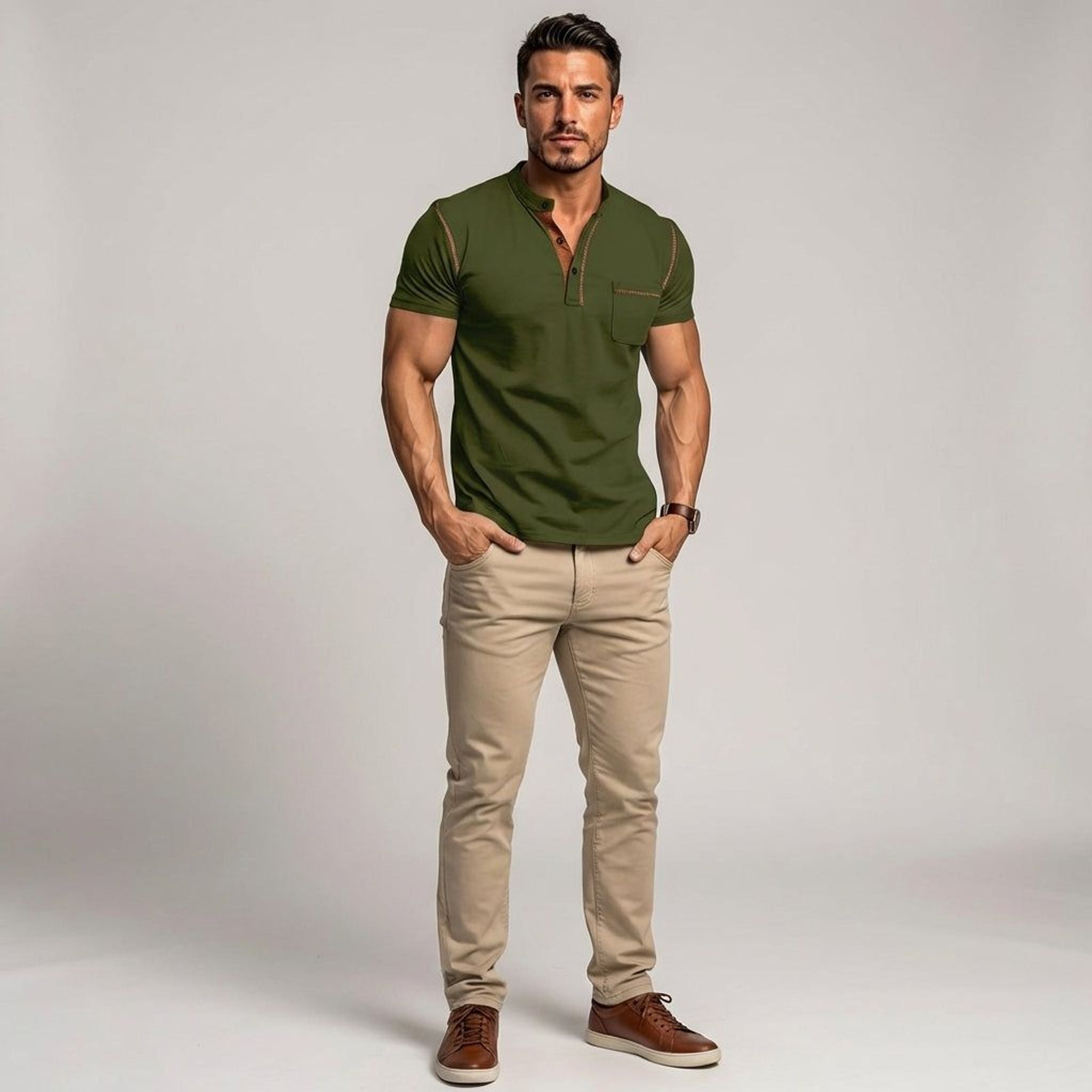 Elias Vorn | Men's Classic Fit Polo Shirt