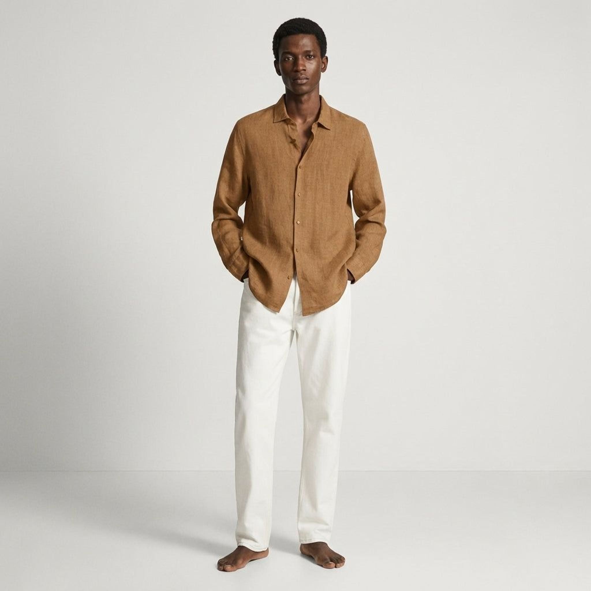 Alaric Brine | Men's Classic Fit Linen Shirt