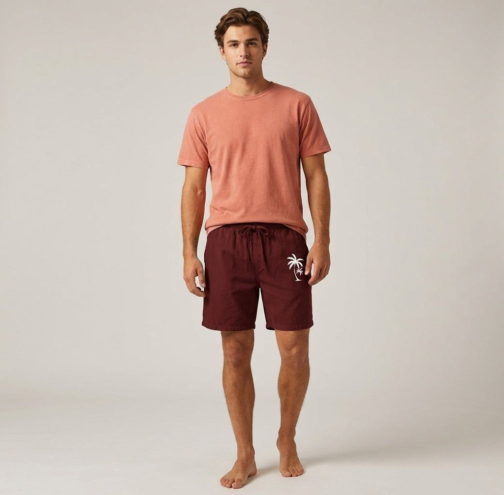 Léonie Voss | Women's Casual Summer Shorts with Embroidery