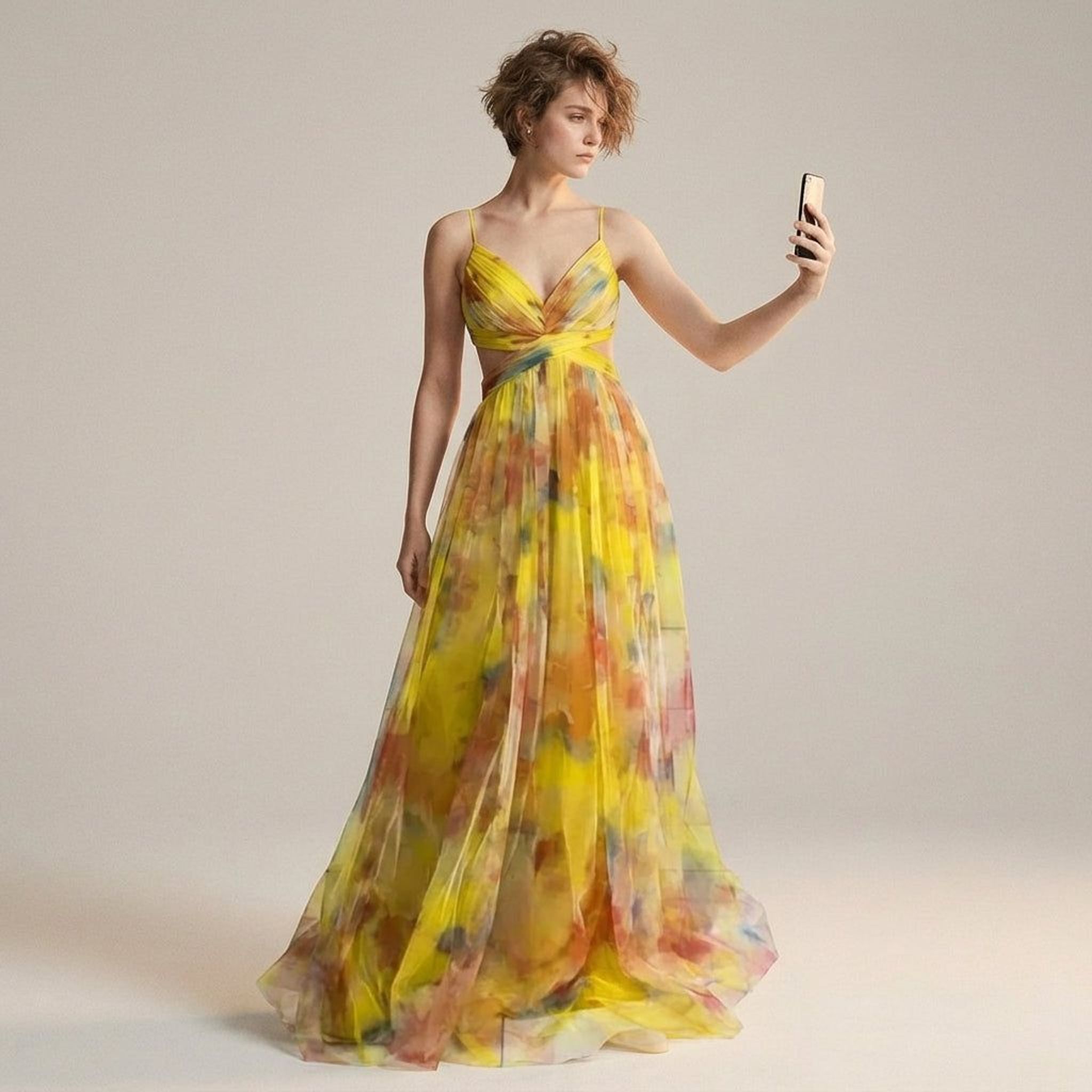 Elodie Voss | Women's Lightweight Floral Maxi Dress