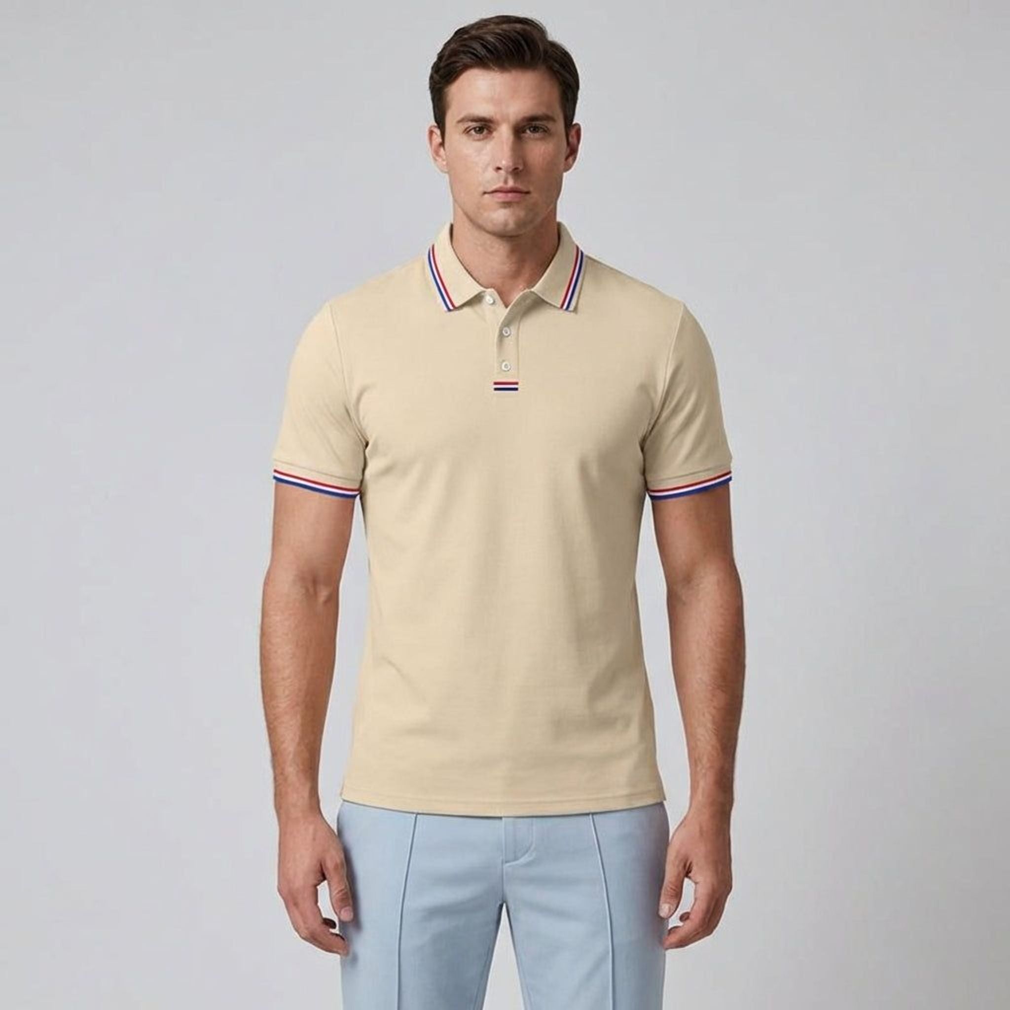 Ronan Vale | Men's Short Sleeve Casual Polo Shirt