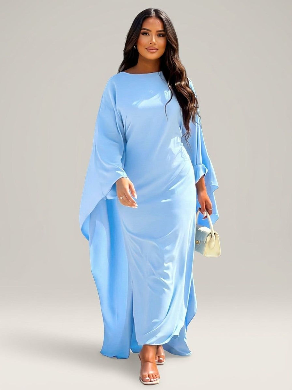 Celeste Varn | Women's Flared Sleeve Evening Dress