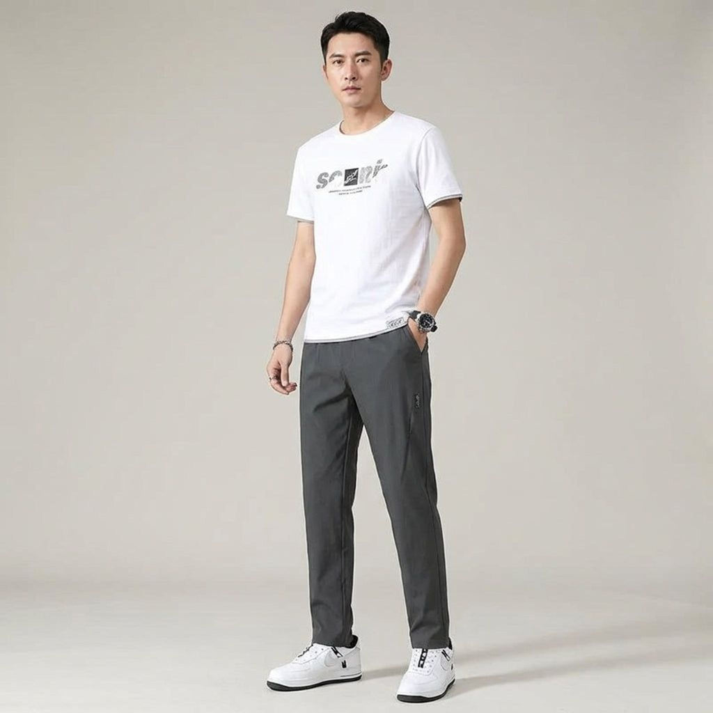 Lucien Thorne | Men's Tapered Jogging Pants with Drawstring