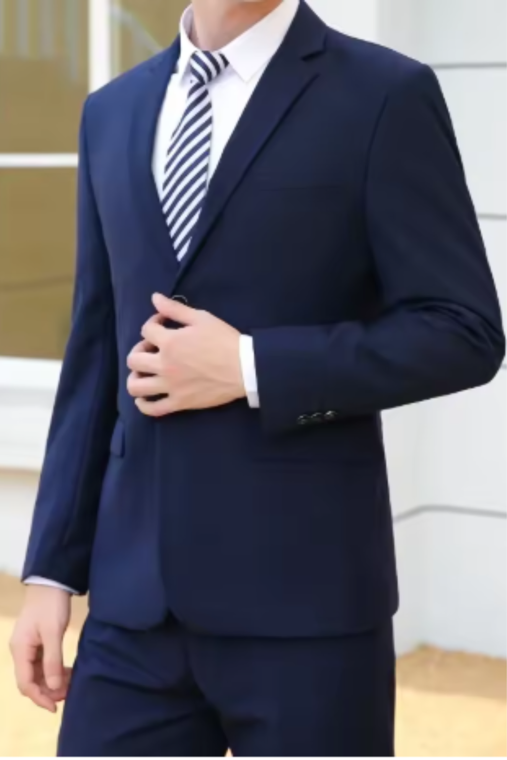 Luca Varn | Men's Tailored Black Business Suit
